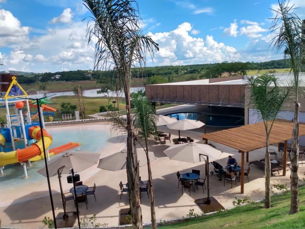 Praias Do Lago Eco Resort Apto 5 Pessoas N406 N407 Caldas Novas Dış mekan fotoğraf