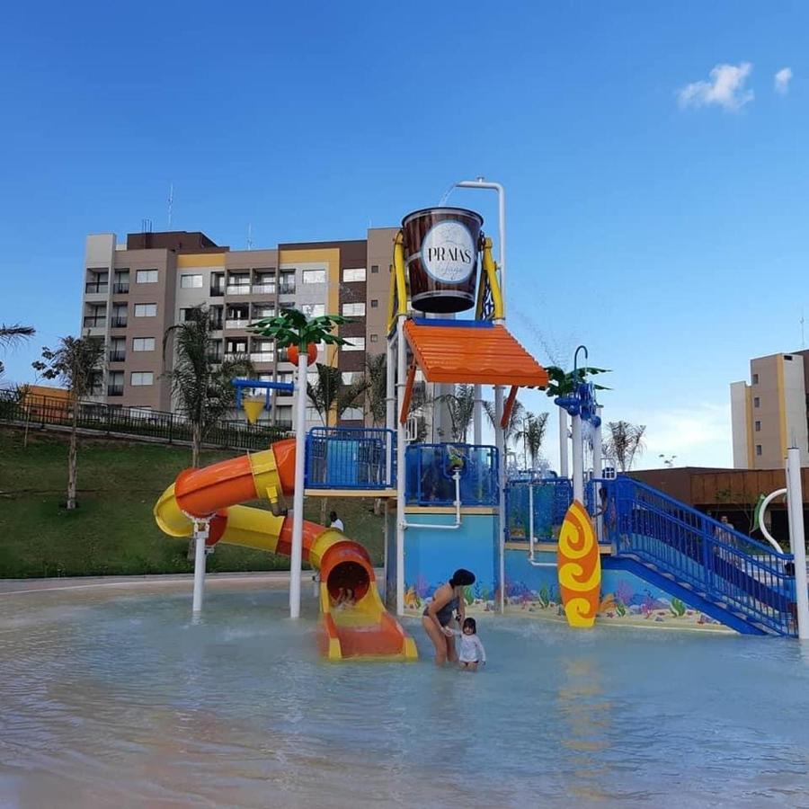 Praias Do Lago Eco Resort Apto 5 Pessoas N406 N407 Caldas Novas Dış mekan fotoğraf