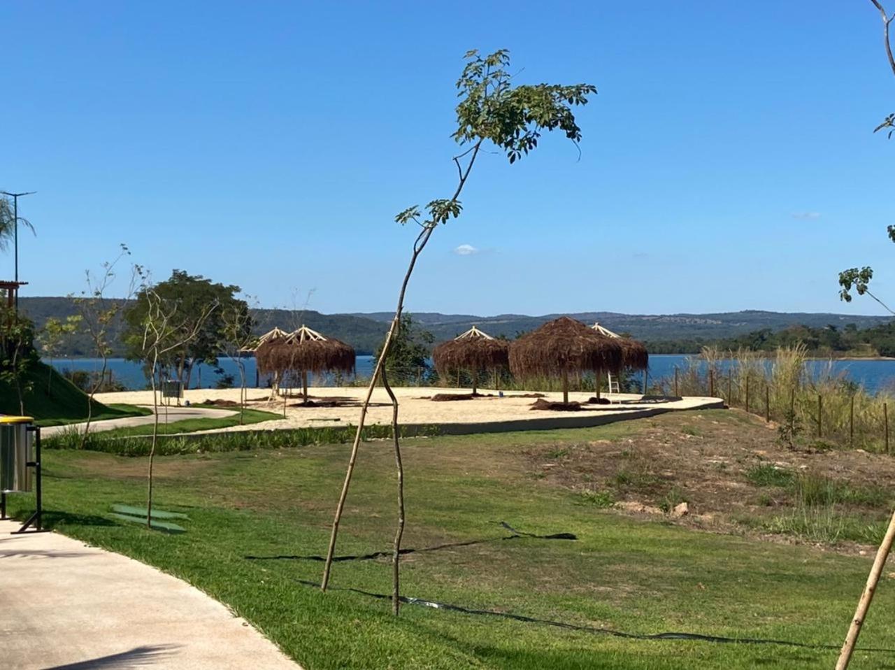Praias Do Lago Eco Resort Apto 5 Pessoas N406 N407 Caldas Novas Dış mekan fotoğraf